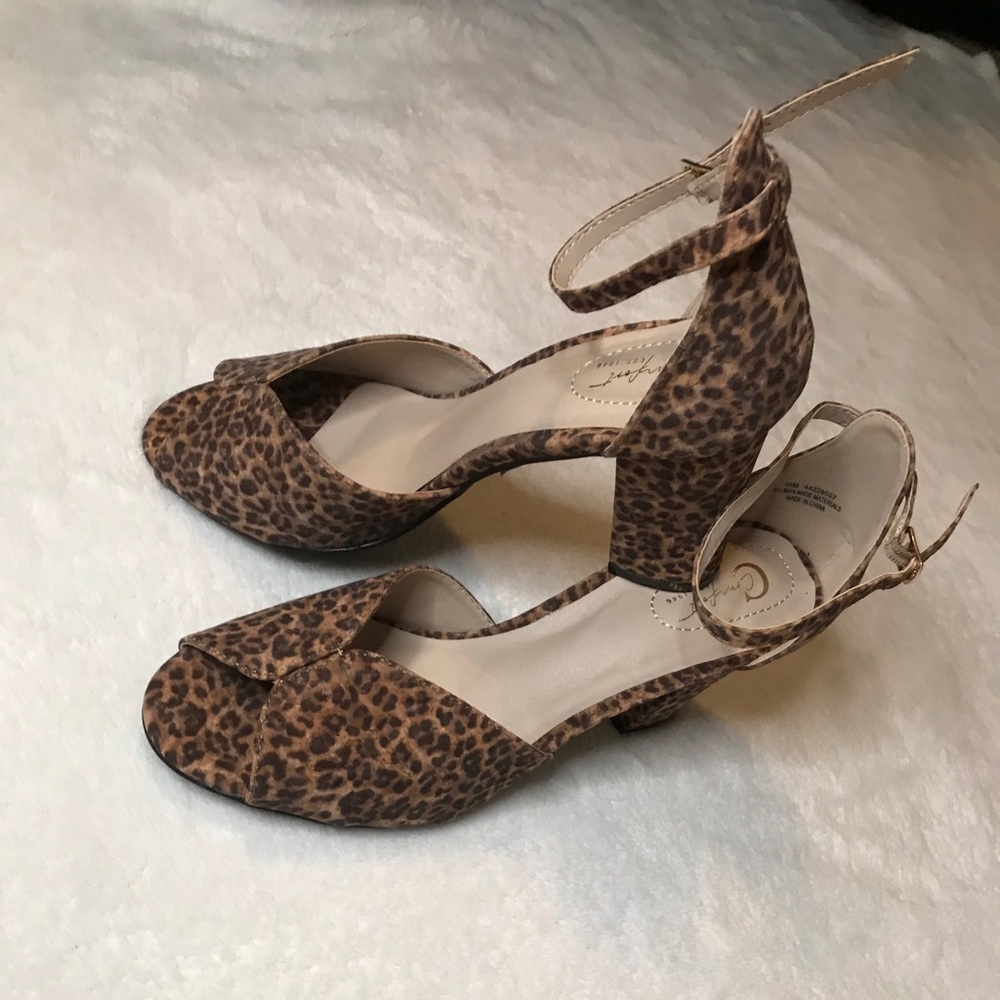 Cato Peep Toe Heels
